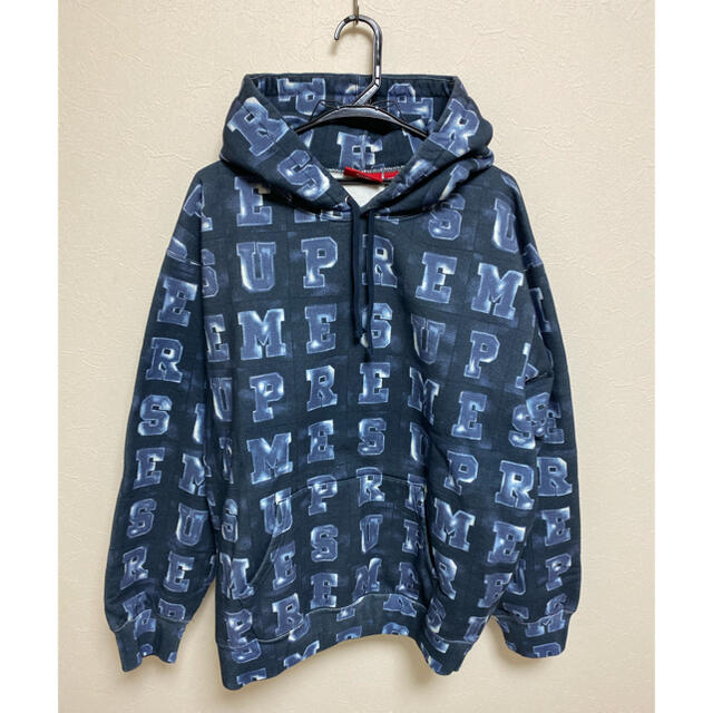 supreme パーカー blocks hooded sweatshirt XL