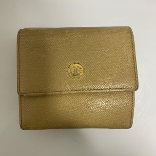 シャネル(CHANEL)のCHANEL 三つ折り財布　ベージュ(財布)