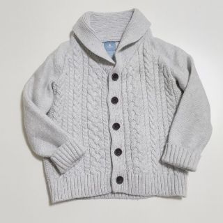 ベビーギャップ(babyGAP)の90センチ★babygap カーディガン★男女兼用 グレー セーター(カーディガン)