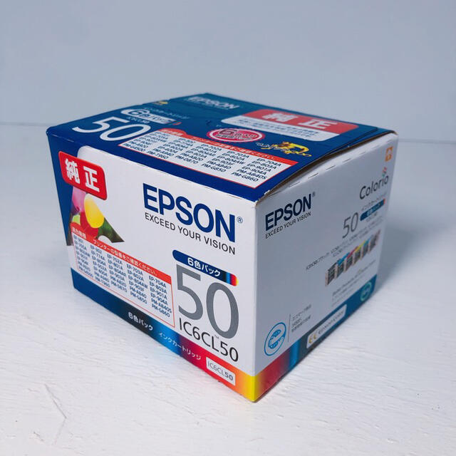 EPSON(エプソン)のEPSON IC6CL50 エプソン　プリンター　インク インテリア/住まい/日用品のオフィス用品(OA機器)の商品写真