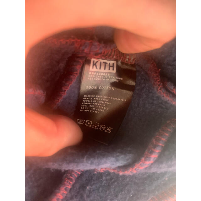 Supreme(シュプリーム)の正規品 KITH キス パネルボーダー ロゴパーカー メンズのトップス(パーカー)の商品写真