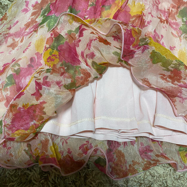 ☆最安☆花柄フレアスカート レディースのスカート(ひざ丈スカート)の商品写真