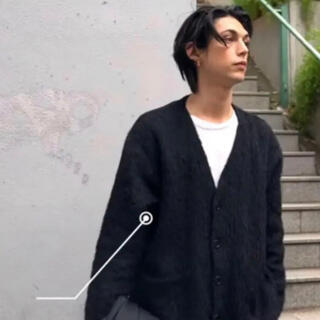 ACNE - OUR LEGACY CARDIGAN BLACK MOHAIR モヘアの通販｜ラクマ