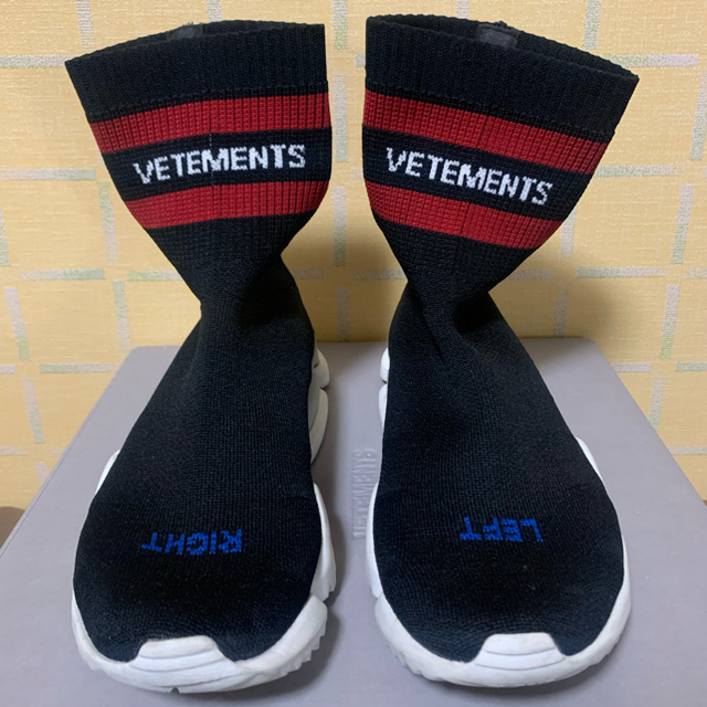 Reebok(リーボック)のVetements Reebok sock runner 25.5cm 1月特価 メンズの靴/シューズ(スニーカー)の商品写真