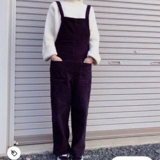 ザラ(ZARA)のZARA コーデュロイサロペット　オーバーオール　ネイビー(サロペット/オーバーオール)