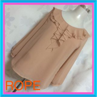 ロペ(ROPE’)のピンク♡シフォン ブラウス(シャツ/ブラウス(長袖/七分))