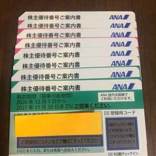 エーエヌエー(ゼンニッポンクウユ)(ANA(全日本空輸))のANA株主優待券【お急ぎ下さい！】(その他)