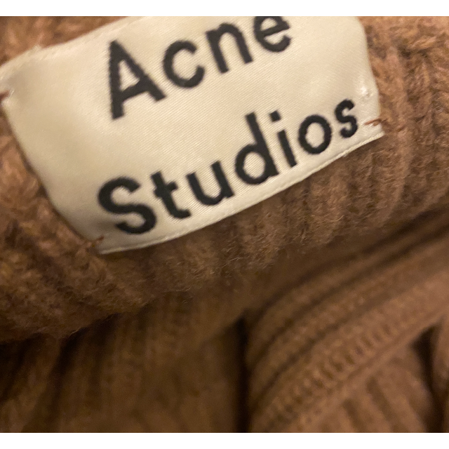 ACNE(アクネ)の美品ACNE STUDIOS定番デボラニット厚手ウールラウトブラウンXXS レディースのトップス(ニット/セーター)の商品写真
