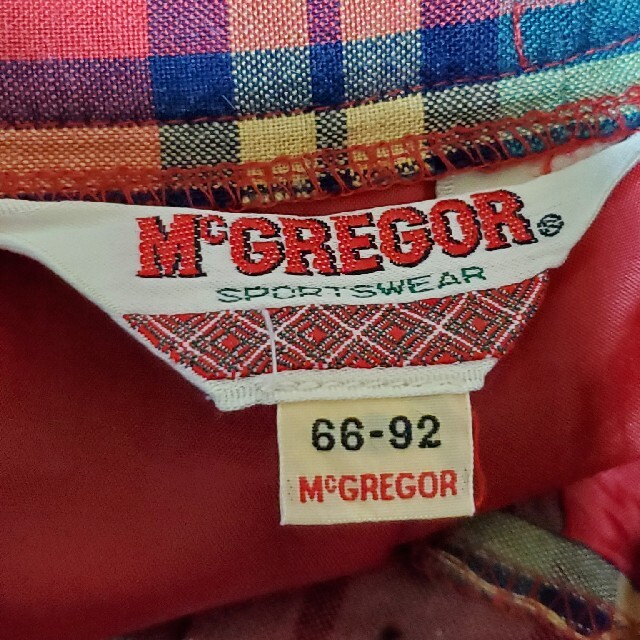 McGREGOR - 昭和 レトロ McGREGOR マックレガー チェック キュロット