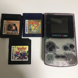 仁様専用 ゲームボーイ カラー  本体 カセット3個 セット(家庭用ゲーム機本体)