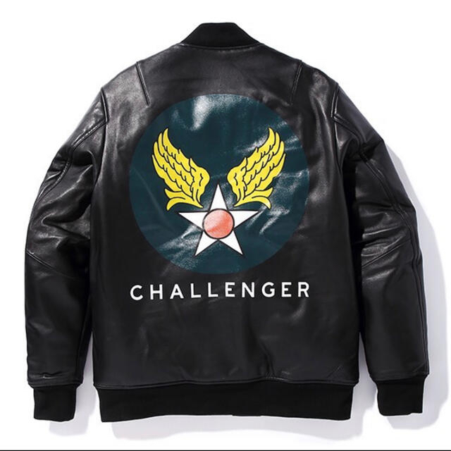 本日限定！challenger チャレンジャー　スタジャン　レザー