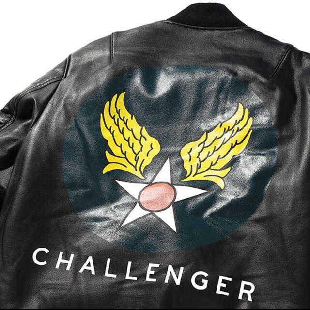 NEIGHBORHOOD(ネイバーフッド)の本日限定！challenger チャレンジャー　スタジャン　レザー メンズのジャケット/アウター(スタジャン)の商品写真