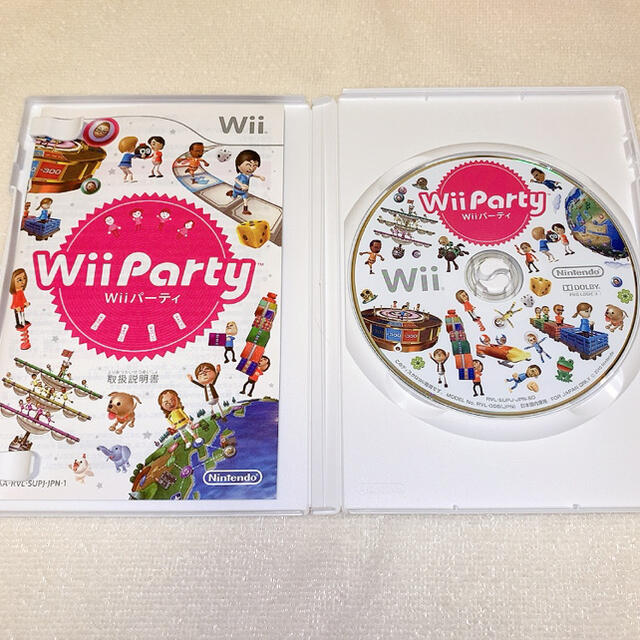 Wii(ウィー)のWii Party Wii エンタメ/ホビーのゲームソフト/ゲーム機本体(家庭用ゲームソフト)の商品写真