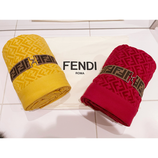 最終値下げ！FENDI バスタオル ビーチタオル - タオル/バス用品