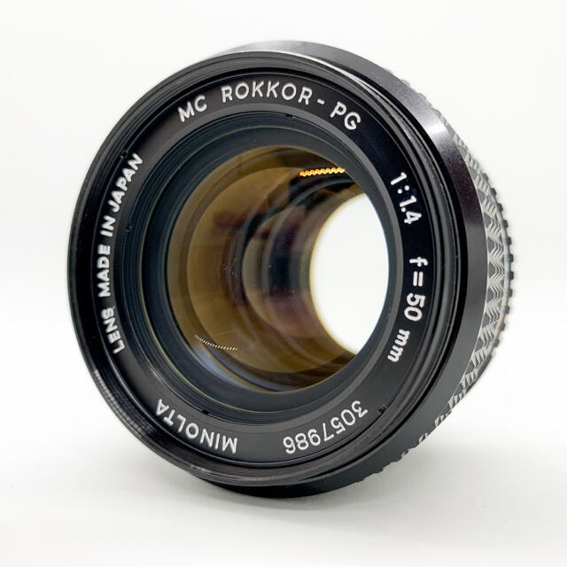 MINOLTA MC ROKKOR-PG 50mm F1.4 | フリマアプリ ラクマ