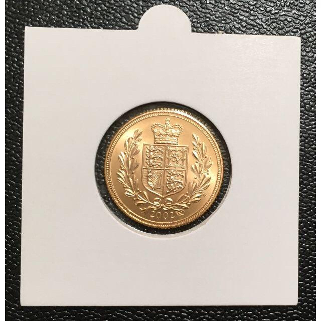 2002年 エリザベス2世 × シールドの通販 by ma-coinage（マコイニッジ）｜ラクマ 英国 ソブリン金貨 22金 限定品