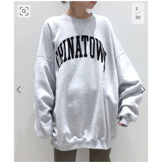 アパルトモンドゥーズィエムクラス(L'Appartement DEUXIEME CLASSE)のL'Appartement CHINATOWN MARKET C/N SWEAT(トレーナー/スウェット)