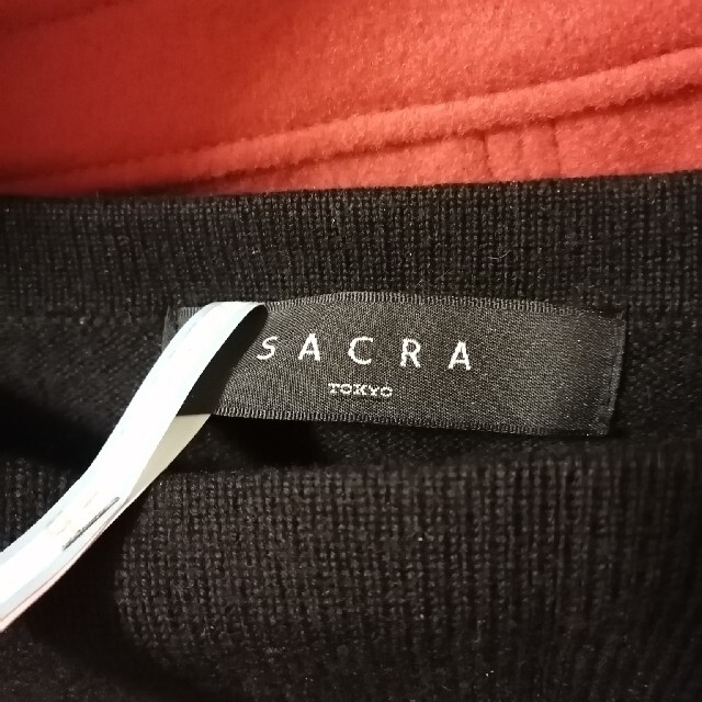 SACRA(サクラ)のてくてく様専用 SACRA 裾ボーダーニット レディースのトップス(ニット/セーター)の商品写真