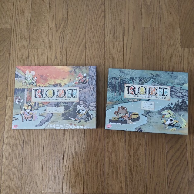 ROOT 完全日本語版 + 拡張セット ボードゲーム 美品・未使用品 - その他