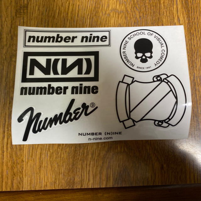 NUMBER (N)INE(ナンバーナイン)のナンバーナインステッカー2枚セット メンズのファッション小物(その他)の商品写真