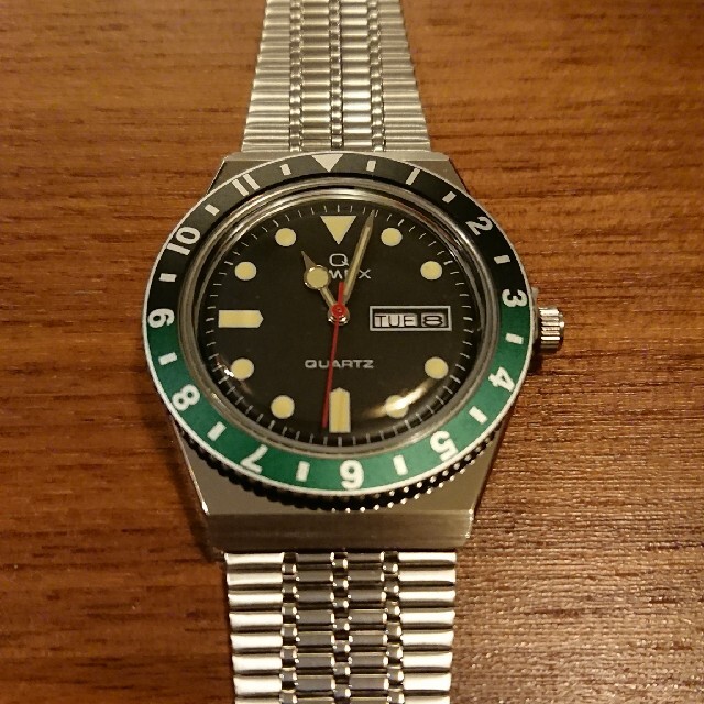 TIMEX(タイメックス)のTimex Q 1979 ウォッチ グリーン／ブラック メンズの時計(腕時計(アナログ))の商品写真