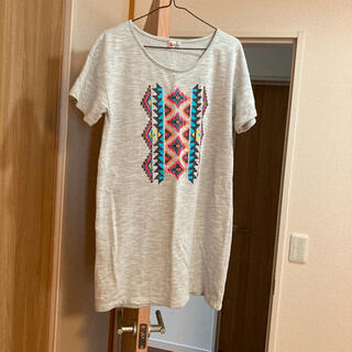 チチカカ(titicaca)のロングシャツ(Tシャツ(半袖/袖なし))