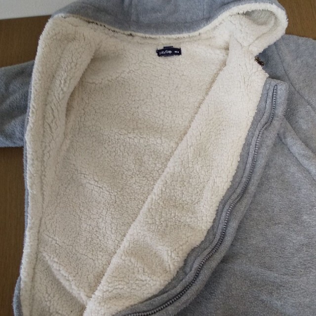 babyGAP(ベビーギャップ)のオーバーオール ロンパース もこもこ キッズ/ベビー/マタニティのベビー服(~85cm)(カバーオール)の商品写真