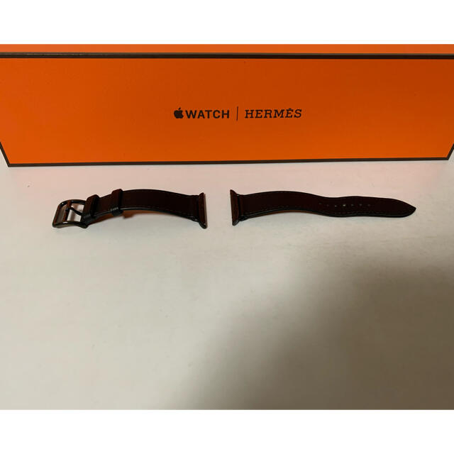 Apple Watch Hermèsヴォー・スウィフトシンプルトゥールレザー 黒-