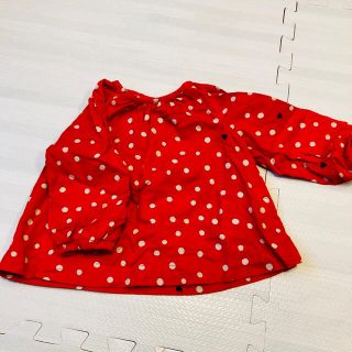 ベビーギャップ(babyGAP)のGAP トップス 長袖チュニック 6-12m/70cm(シャツ/カットソー)