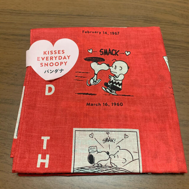 SNOOPY(スヌーピー)のスヌーピー  バンダナ レディースのファッション小物(バンダナ/スカーフ)の商品写真