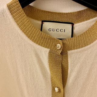 グッチ(Gucci)の新品★グッチGUCCI高級素材カーディガン(カシミヤ64%,シルク36%)(カーディガン)