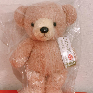 日本製クマのフカフカ ローズ ぬいぐるみ 童心(ぬいぐるみ)