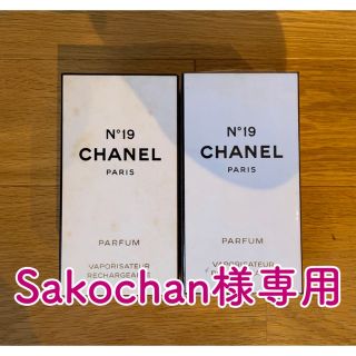 シャネル(CHANEL)のCHANEL No.19 PARFUM 15ml　2個(香水(女性用))