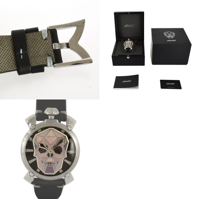 GaGa MILANO(ガガミラノ)のガガ・ミラノ マヌアーレ48  メンズ腕時計 メンズの時計(腕時計(アナログ))の商品写真