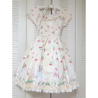 アンジェリックプリティー(Angelic Pretty)のアンジェリックプリティ　jsk シープガーデン柄　(ひざ丈ワンピース)