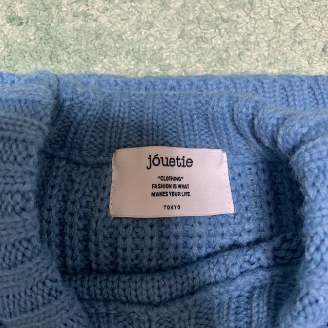 jouetie(ジュエティ)のjouetie  フリルニットワンピース レディースのトップス(ニット/セーター)の商品写真