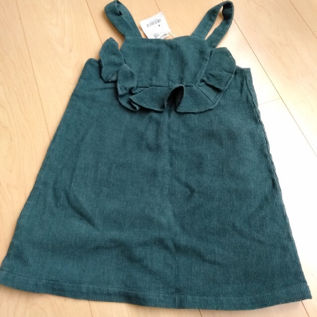 ZARA KIDS(ザラキッズ)の値下げ！新品未使用　122　ジャンパースカート キッズ/ベビー/マタニティのキッズ服女の子用(90cm~)(ワンピース)の商品写真