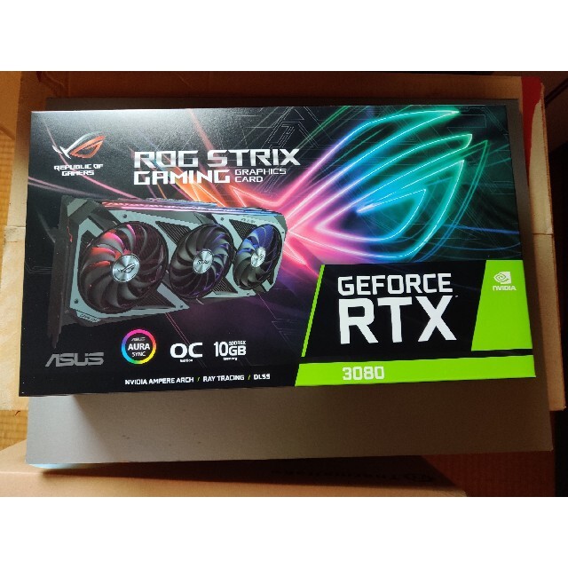 新品未開封品 ASUS  ROG STRIX RTX3080 日本国内正規品