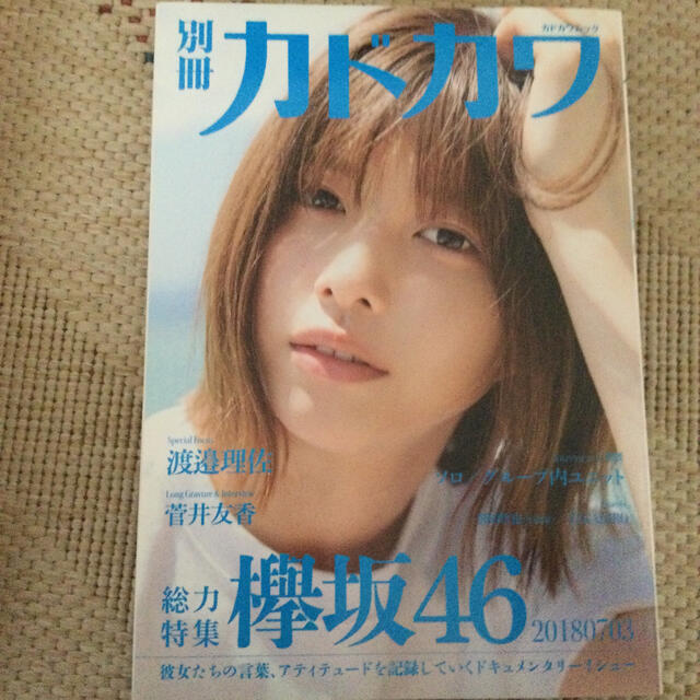 欅坂46(けやき坂46)(ケヤキザカフォーティーシックス)の別冊カドカワ総力特集欅坂４６　２０１８０７０３ エンタメ/ホビーの本(アート/エンタメ)の商品写真