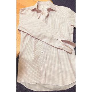 プラダ(PRADA)の美品❗️PRADAのピンクYシャツM/L(シャツ)