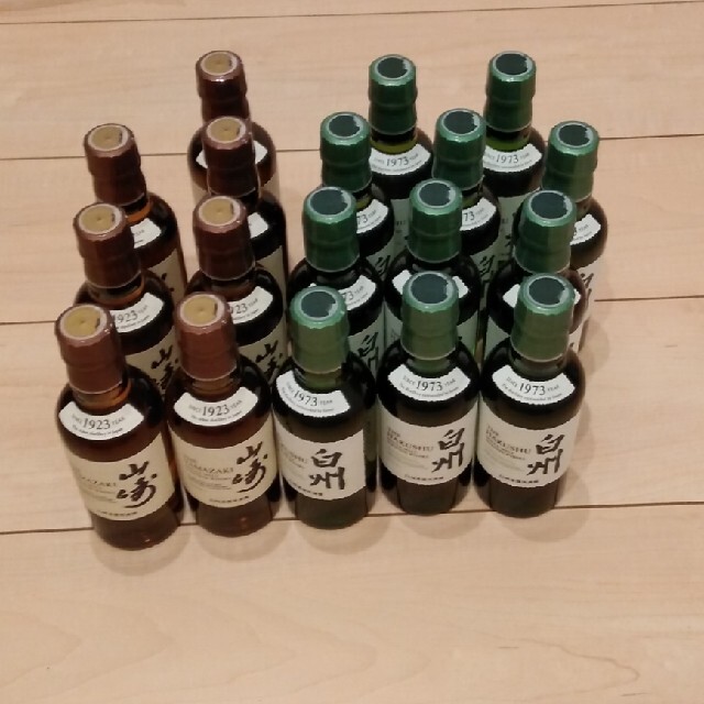 山崎　180ml　7本　白州　180ml 11本　計18本セット