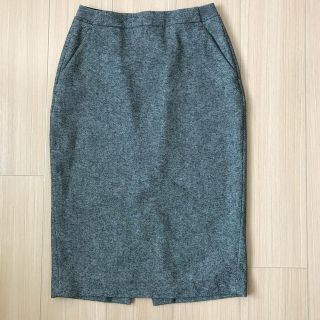 ユニクロ(UNIQLO)のUNIQLOツィードタイトスカート★Mサイズ美品(ひざ丈スカート)