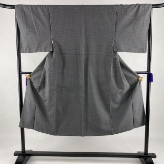 男着物 美品 秀品 身丈138cm 裄丈67cm 正絹 【中古】(着物)