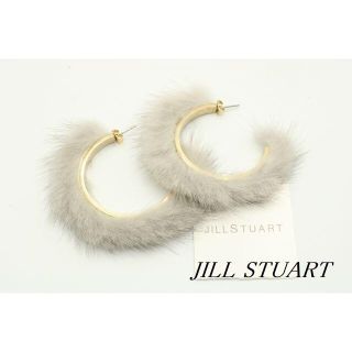 ジルスチュアート(JILLSTUART)の【WA9】JILL STUART ジルスチュアート ミンク フープ ピアス (ピアス)