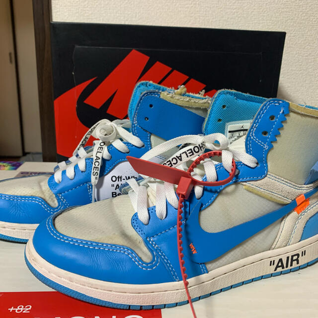 the ten offwhite air jordan 1 unc 27.0cm