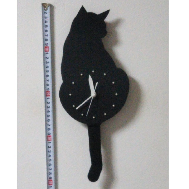黒ネコしっぽ時計 その他のペット用品(猫)の商品写真