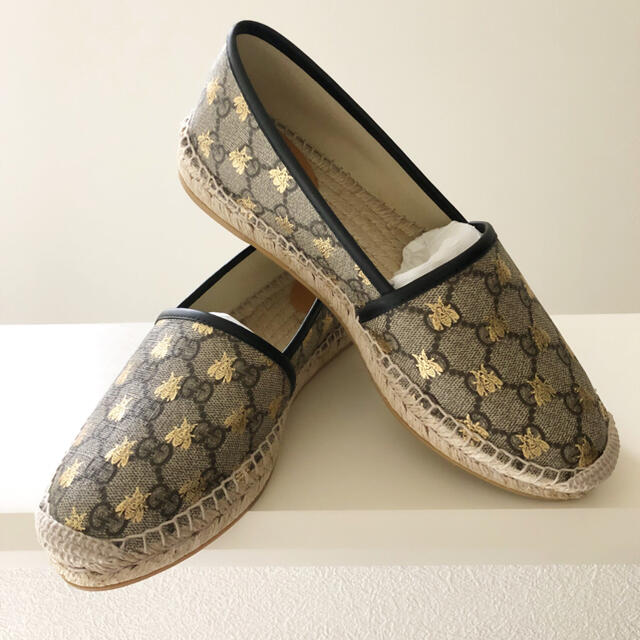 GUCCI グッチ ロゴ エスパドリーユ 37.5-