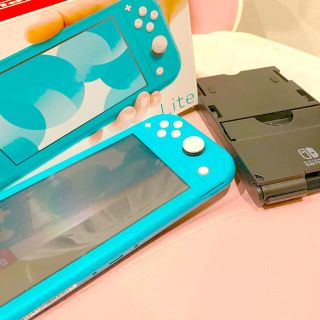 ニンテンドースイッチ(Nintendo Switch)のNintendo switch lite ターコイズ 中古(携帯用ゲーム機本体)