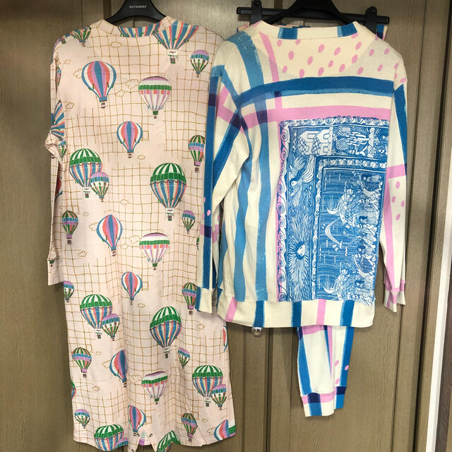 TSUMORI CHISATO(ツモリチサト)のツモリチサト　レディースネグリジェメンズパジャマ　セット　両Mサイズ レディースのルームウェア/パジャマ(パジャマ)の商品写真