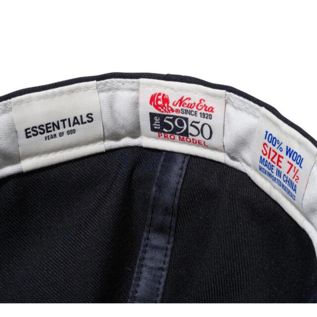 7 1/2 FOG ESSENTIALS NEW ERA ブラック 1